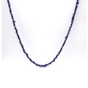 Vintage Lapis Lazuli Chip Stone Necklace‎ 36in